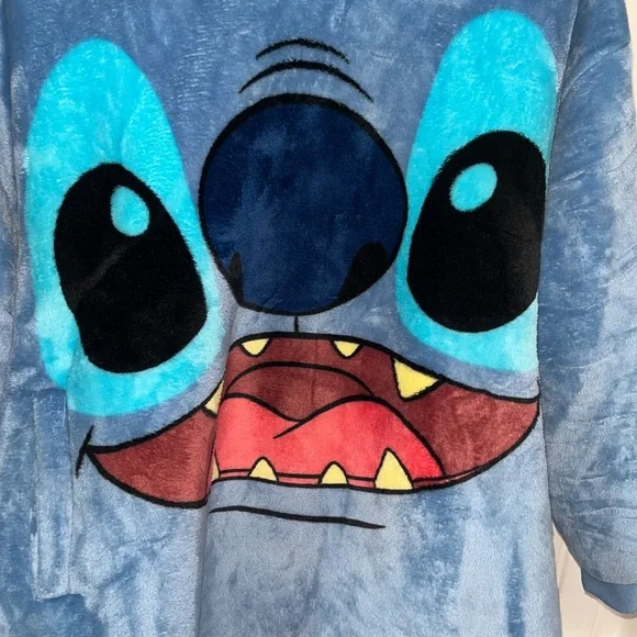 Blue  Stitch Character Kids Hoodie - Picture 2 of 4